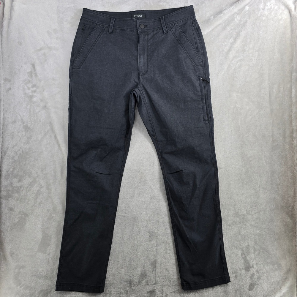 PROOF Rover EDC Mens Pants Charcoal Gray 34x32 Tech Stretch‎ Cargo Outdoor